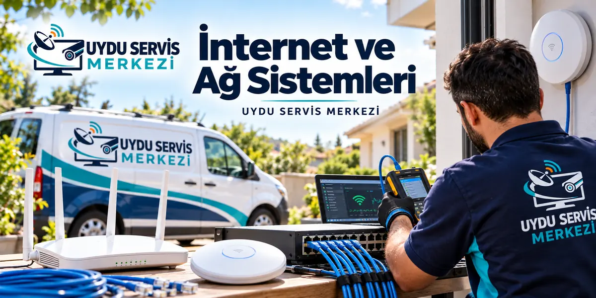 İnternet ve Ağ Sistemleri için Uydu Servis Merkezi temsili hizmet görseli