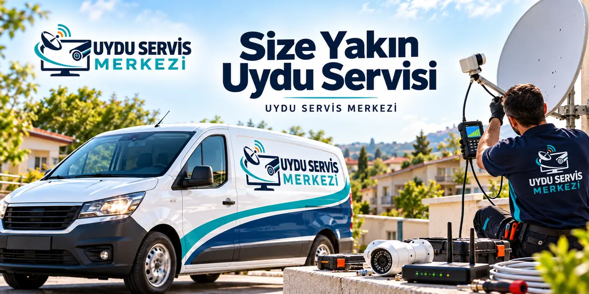 Uydu Servis Merkezi mobil teknik servis hizmetini anlatan temsili görsel